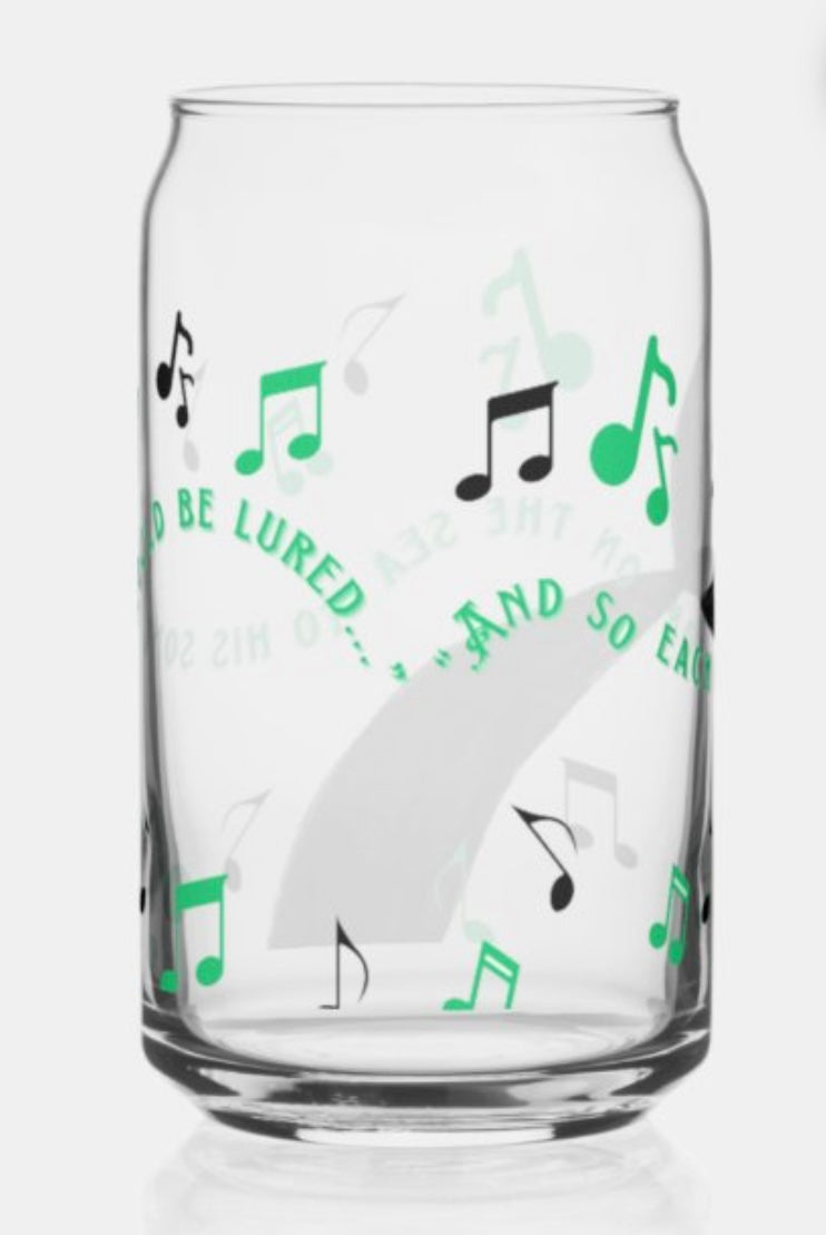 “Shanty of the Dark Siren” Can Glass