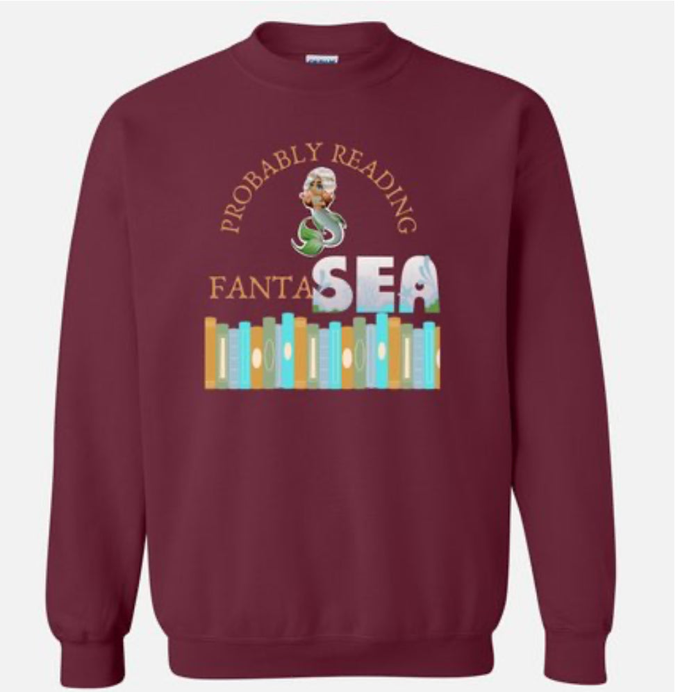 “Reading Fantasea” Crewneck Sweatshirt