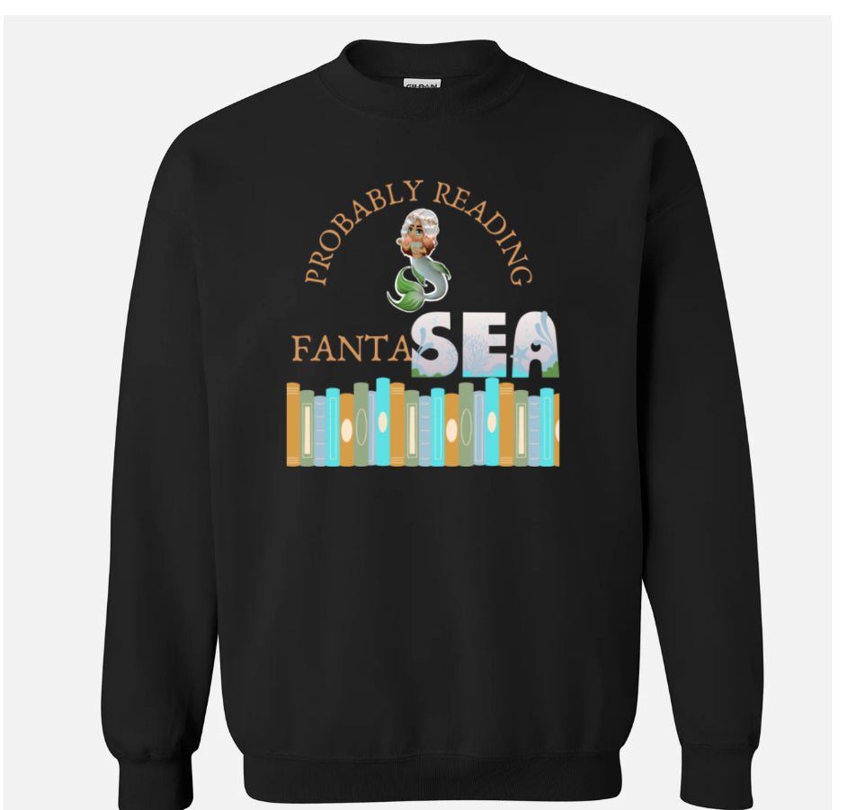 “Reading Fantasea” Crewneck Sweatshirt