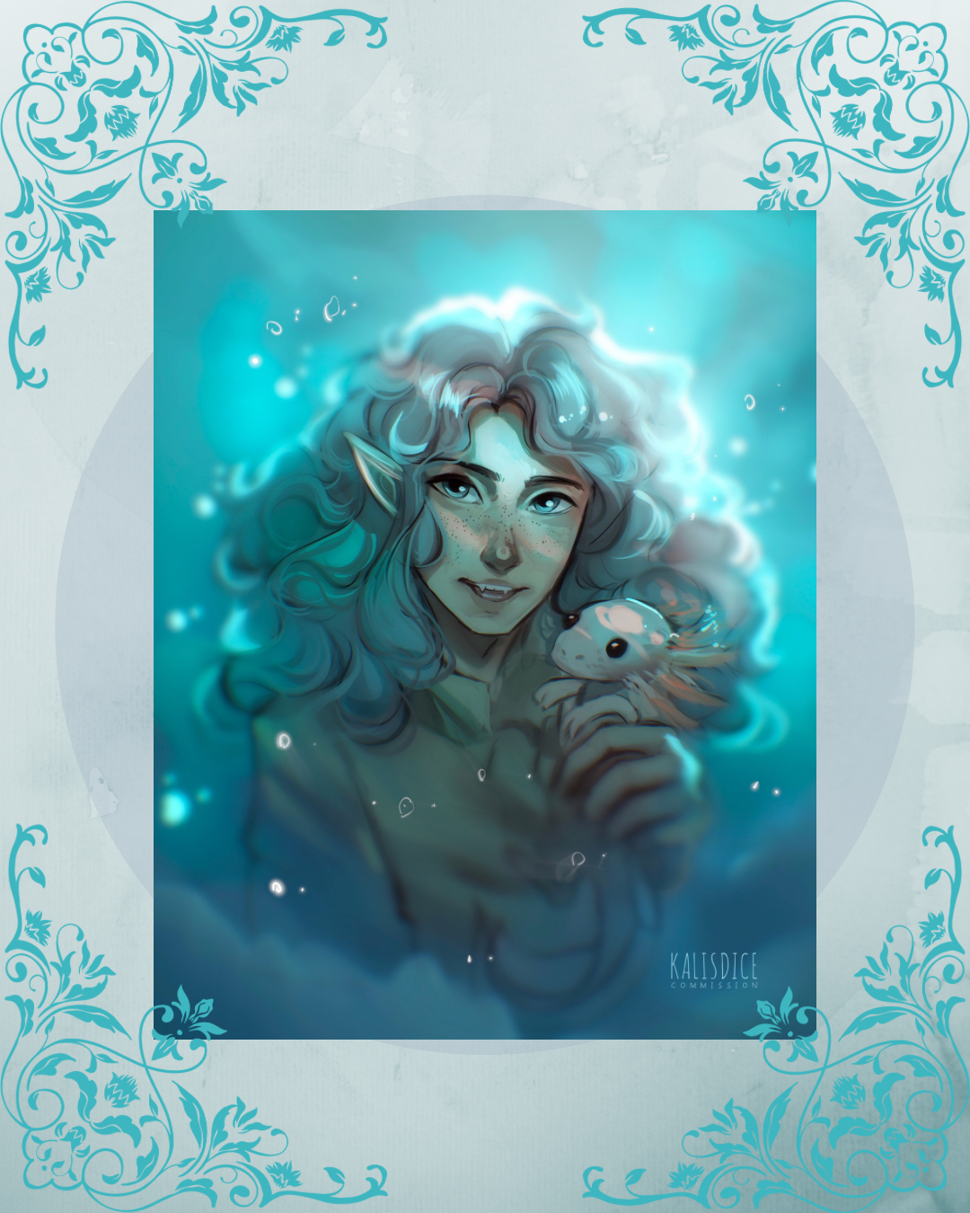 “Axolotls at Daybreak”